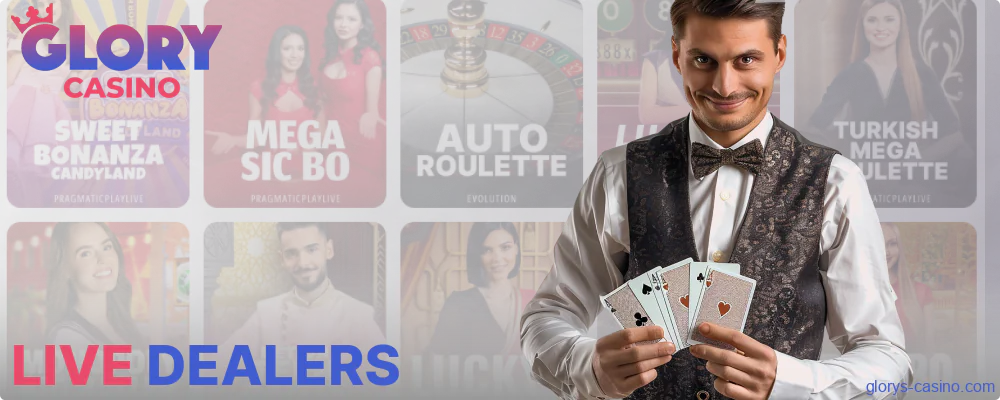 Live casino dealers in Glory Casino গৌরব ক্যাসিনো Bangladesh