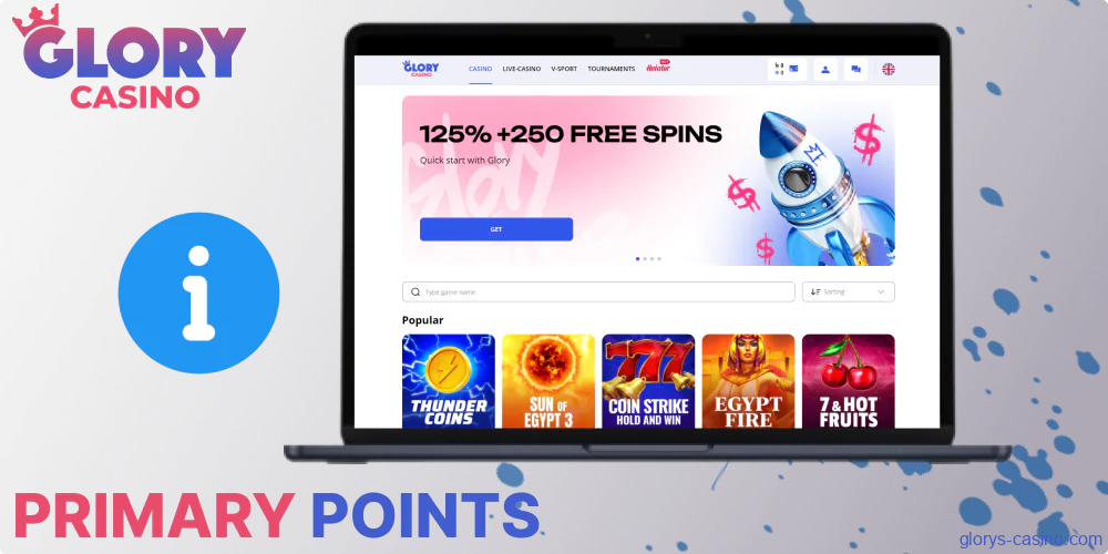 Information about Glory Casino গৌরব ক্যাসিনো gambilng website in Bangladesh