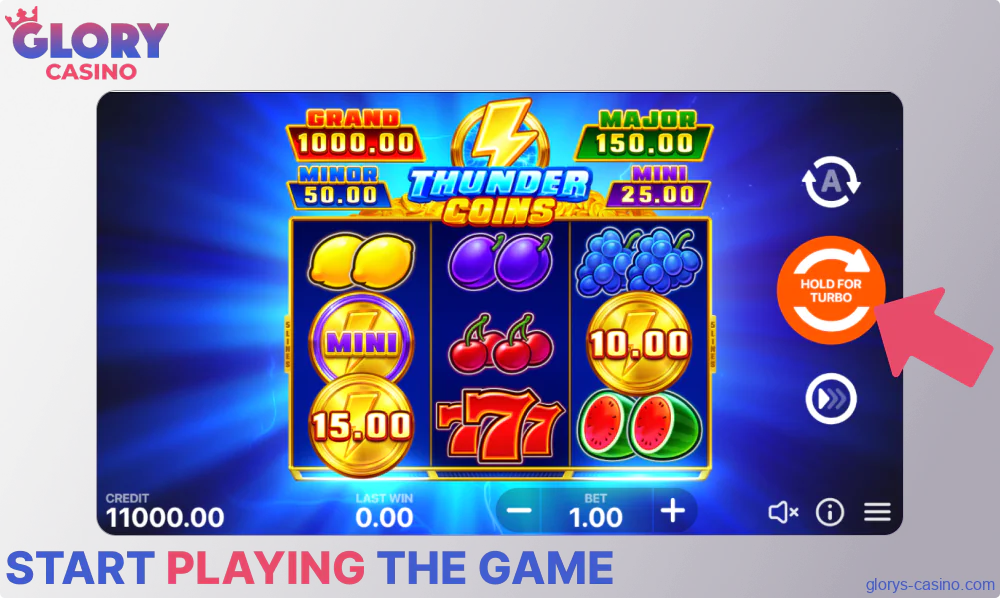Start playing the game on Glory Casino গৌরব ক্যাসিনো