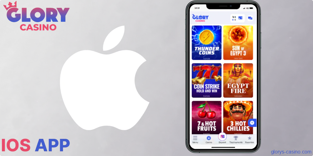 Glory Casino গৌরব ক্যাসিনো app available for iOS devices